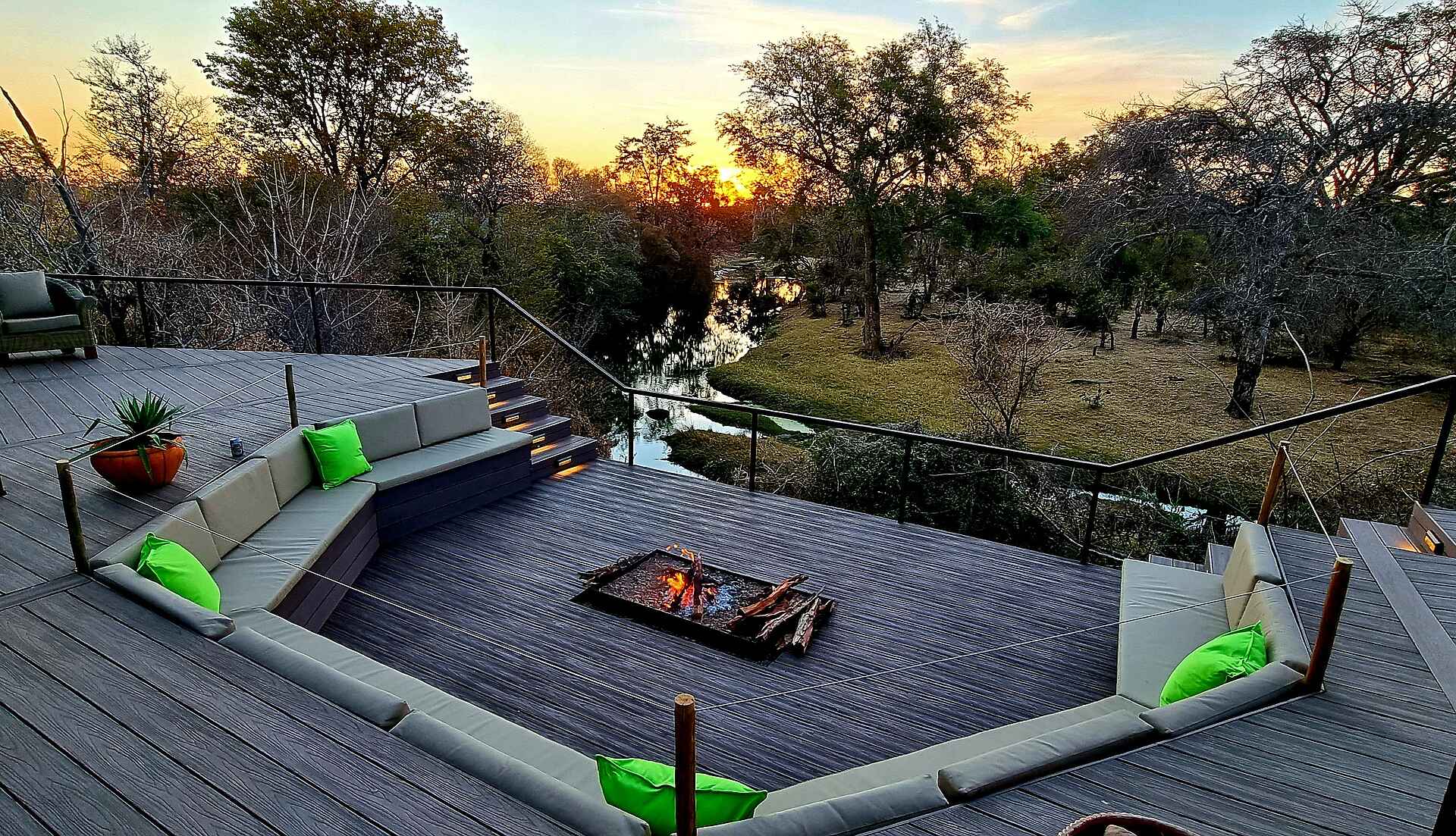 The Wallow Lodge: Die Feuerstelle