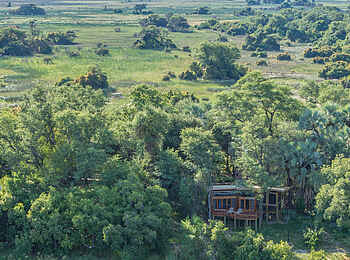 Camp Okavango: Luftbild