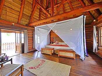 Kyaninga Lodge: Doppelbett Kyaninga Lodge: Doppelbett