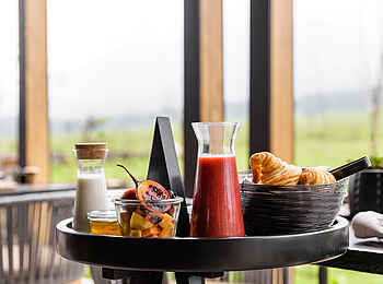 Singita Kwitonda Lodge: Frühstück Singita Kwitonda Lodge: Frühstück