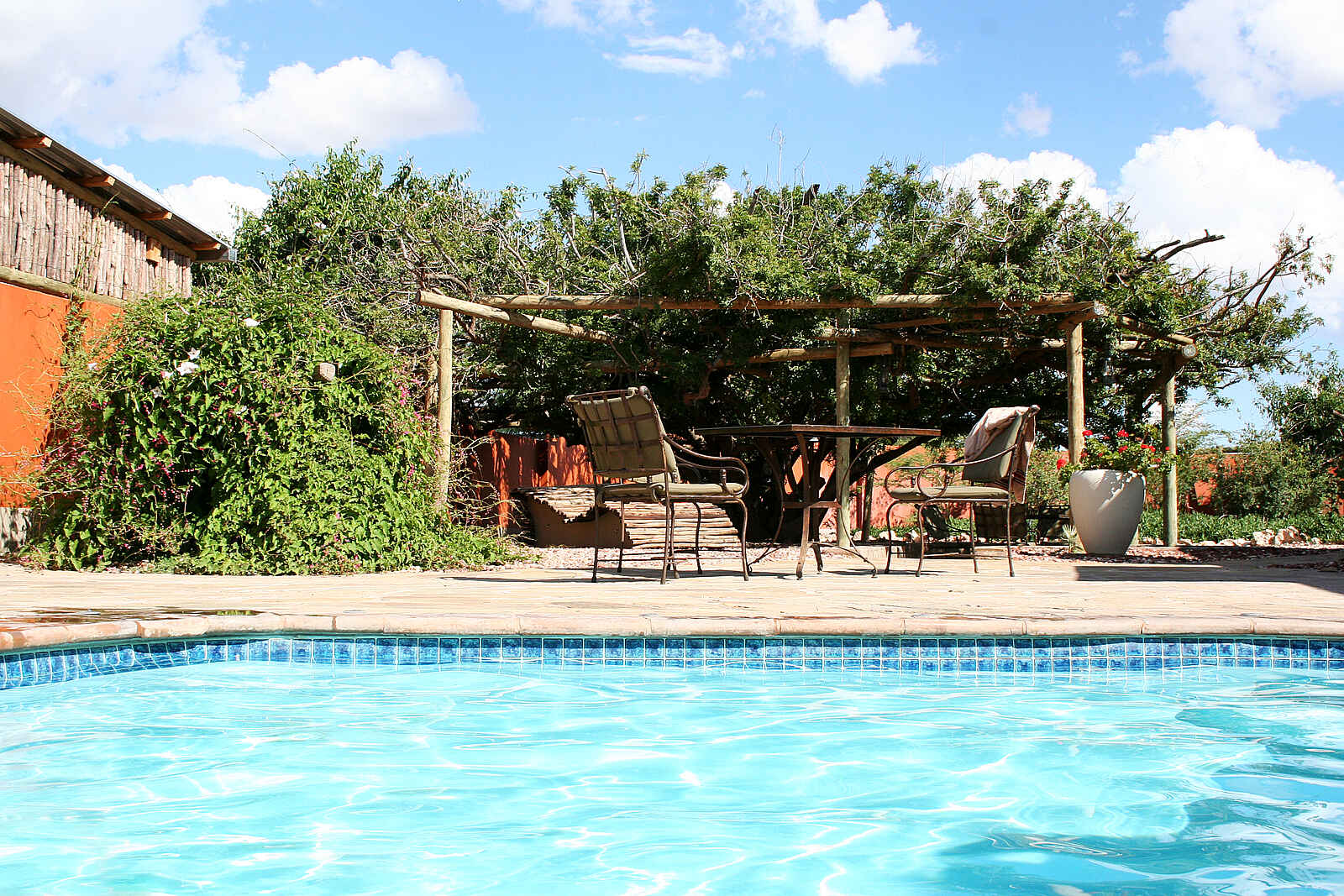 Teufelskrallen Tented Lodge: Entspannen am Pool Teufelskrallen Tented Lodge: Entspannen am Pool