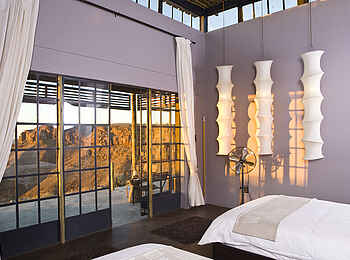 Fish River Lodge: Fensterwand zum Canyon