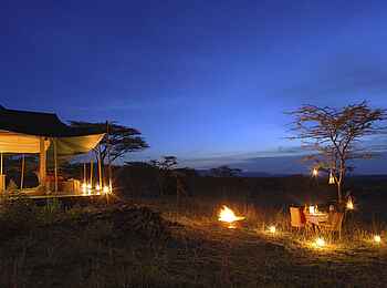 Kicheche Valley Camp: Zeltsuite bei Nacht Kicheche Valley Camp: Zeltsuite bei Nacht