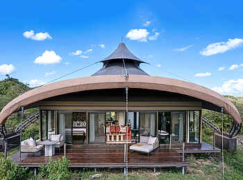 Mahali Mzuri: Außenansicht Zeltsuite