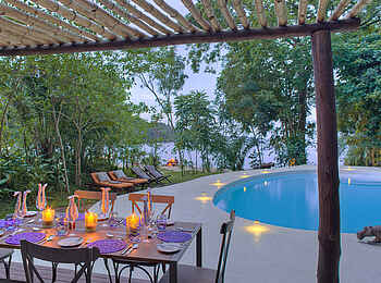 Rubondo Island Camp: Der Pool Rubondo Island Camp: Der Pool