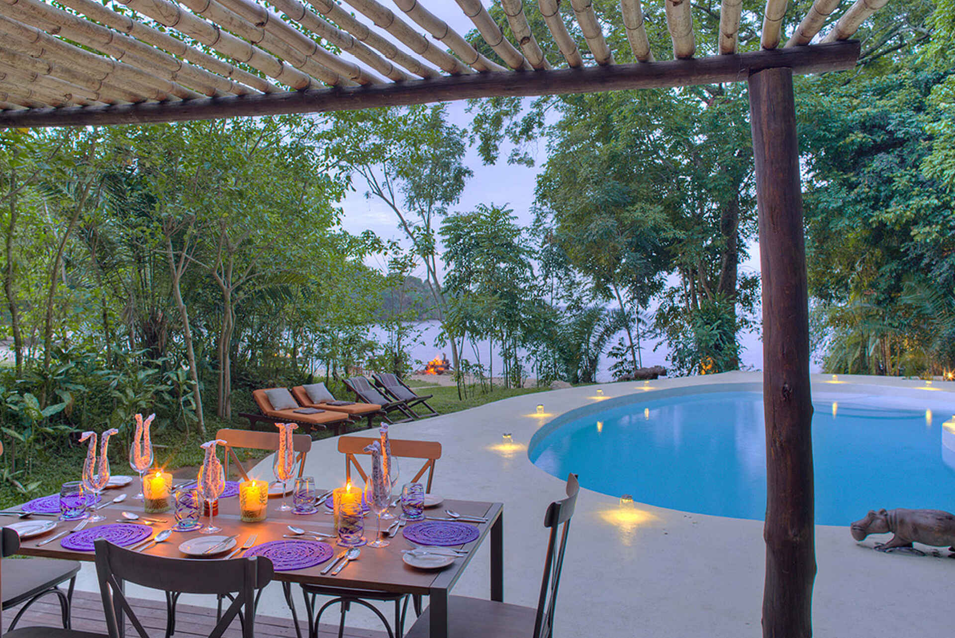 Rubondo Island Camp: Der Pool