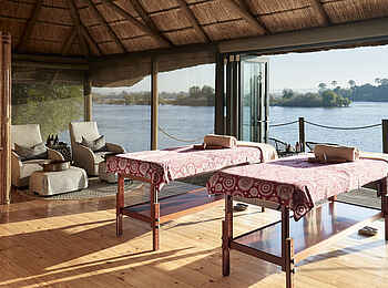 Victoria Falls River Lodge: Der Spa