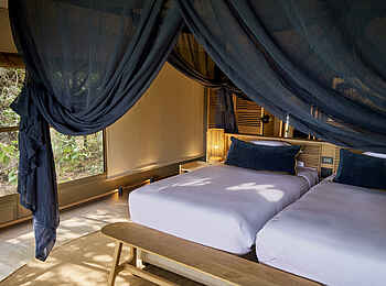 Xugana Island Lodge: Twin Room Bett