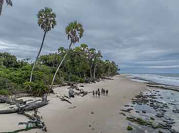 Sette Cama Eco Camp: Strandwanderung