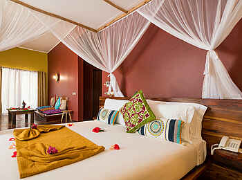 Gold Zanzibar Beach House & Spa: Das Schlafzimmer der Jungle Villa