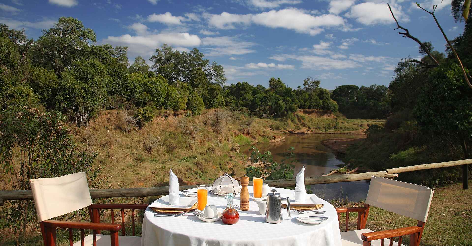 Governors' Camp Collection, Governors' Il Moran Camp, Kenia, Luxus, Masai Mara, Essen & Trinken, Frühstück, Afrikarma, Afrikarma Safaris, Afrikarma Safaris - Wildnis. Hautnah., afrikarma.de