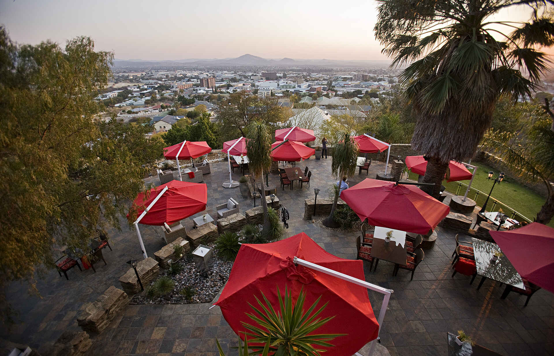 Hotel Heinitzburg: Blick auf Windhoek