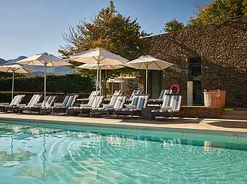 Leeu Estates: Das Pooldeck