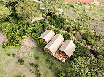 Mara Nyika Camp: Das Camp von oben