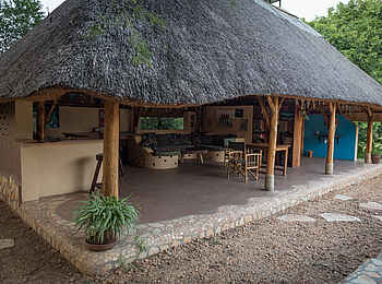 Murchison River Lodge: Lounge am Pool