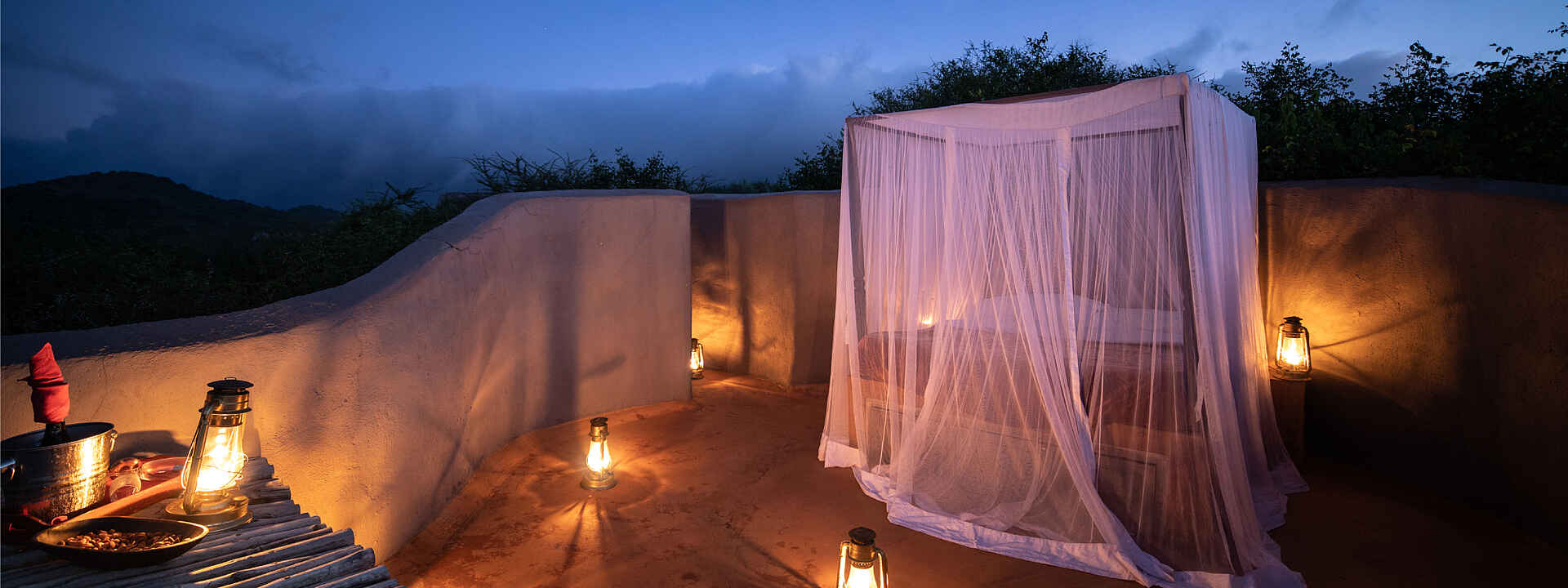 Ol Donyo Lodge: Schlafplatz unter dem Sternenzelt