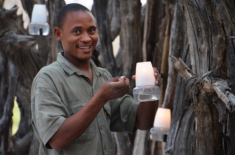 Sango Safari Camp: Laternen Sango Safari Camp: Laternen