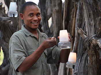 Sango Safari Camp: Laternen