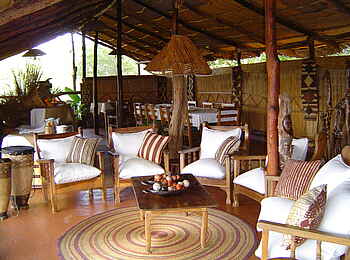 Taita Falcon Lodge: Sitzgruppe Taita Falcon Lodge: Sitzgruppe