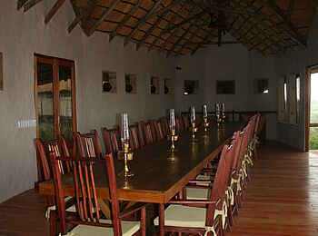 Tau Pan Camp: Speisesaal