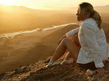 Serra Cafema: Sonnenaufgang über dem Kunenetal