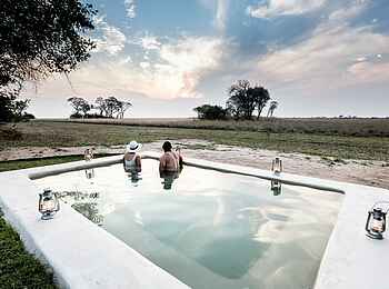 Chisa Busanga Camp: Poolbereich Chisa Busanga Camp: Poolbereich