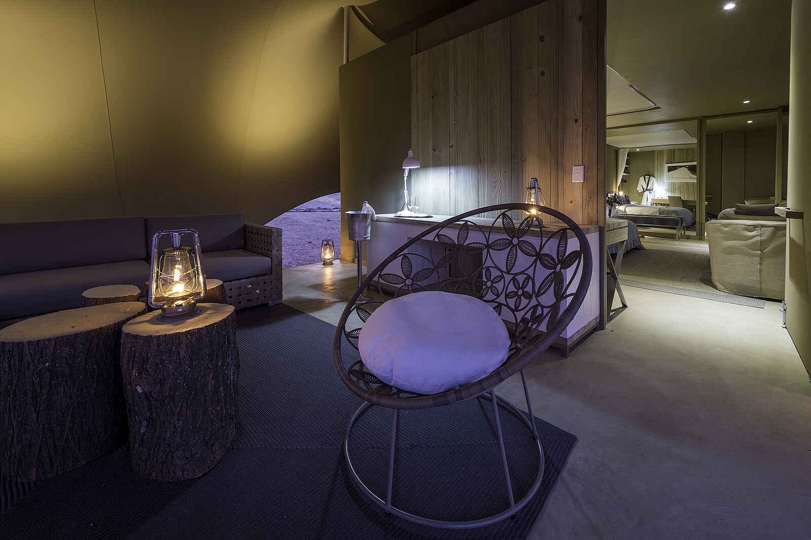 Hoanib Skeleton Coast Camp: Zelteinrichtung Hoanib Skeleton Coast Camp: Zelteinrichtung