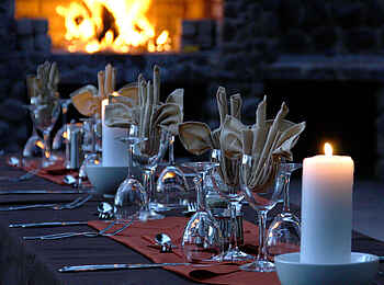 Kalahari Farmhouse: Abendessen Kalahari Farmhouse: Abendessen