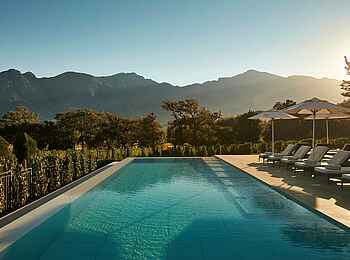 Leeu Estates: Der Pool
