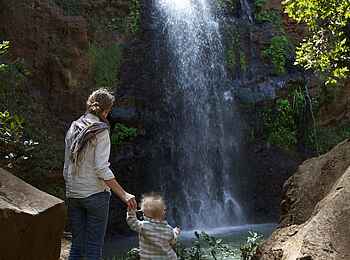 Lewa Safari Camp: Wasserfall