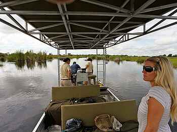 Lianshulu Lodge: Bootsausflug Lianshulu Lodge: Bootsausflug