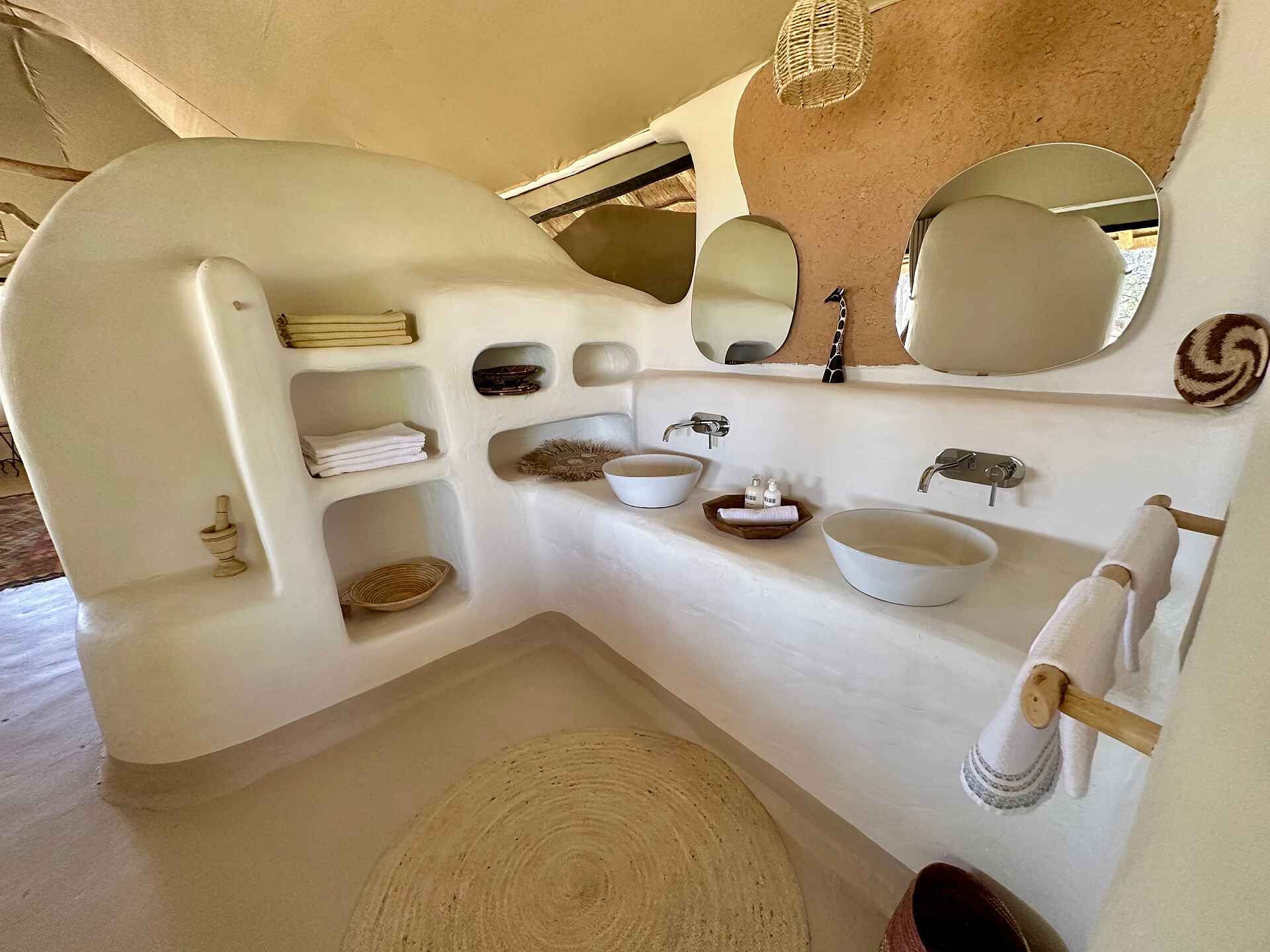 Moela Safari Lodge: Badezimmer Moela Safari Lodge: Badezimmer