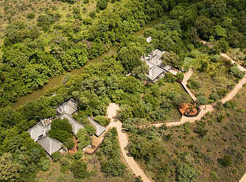 Morukuru River House: Vogelperspektive Morukuru River House: Vogelperspektive