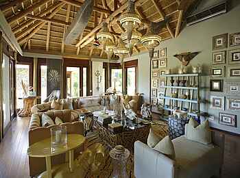 Phinda Homestead: Wohnzimmer in der Villa Phinda Homestead: Wohnzimmer in der Villa