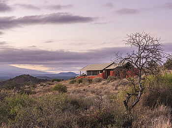 Shu'mata Camp: Blick auf ein Gästezelt Shu'mata Camp: Blick auf ein Gästezelt