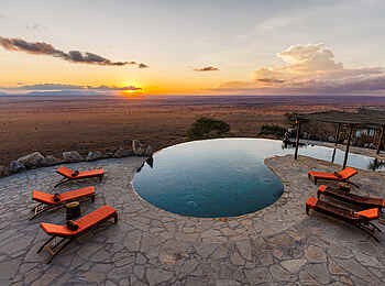 Soroi Lions Bluff Lodge: Swimmingpool