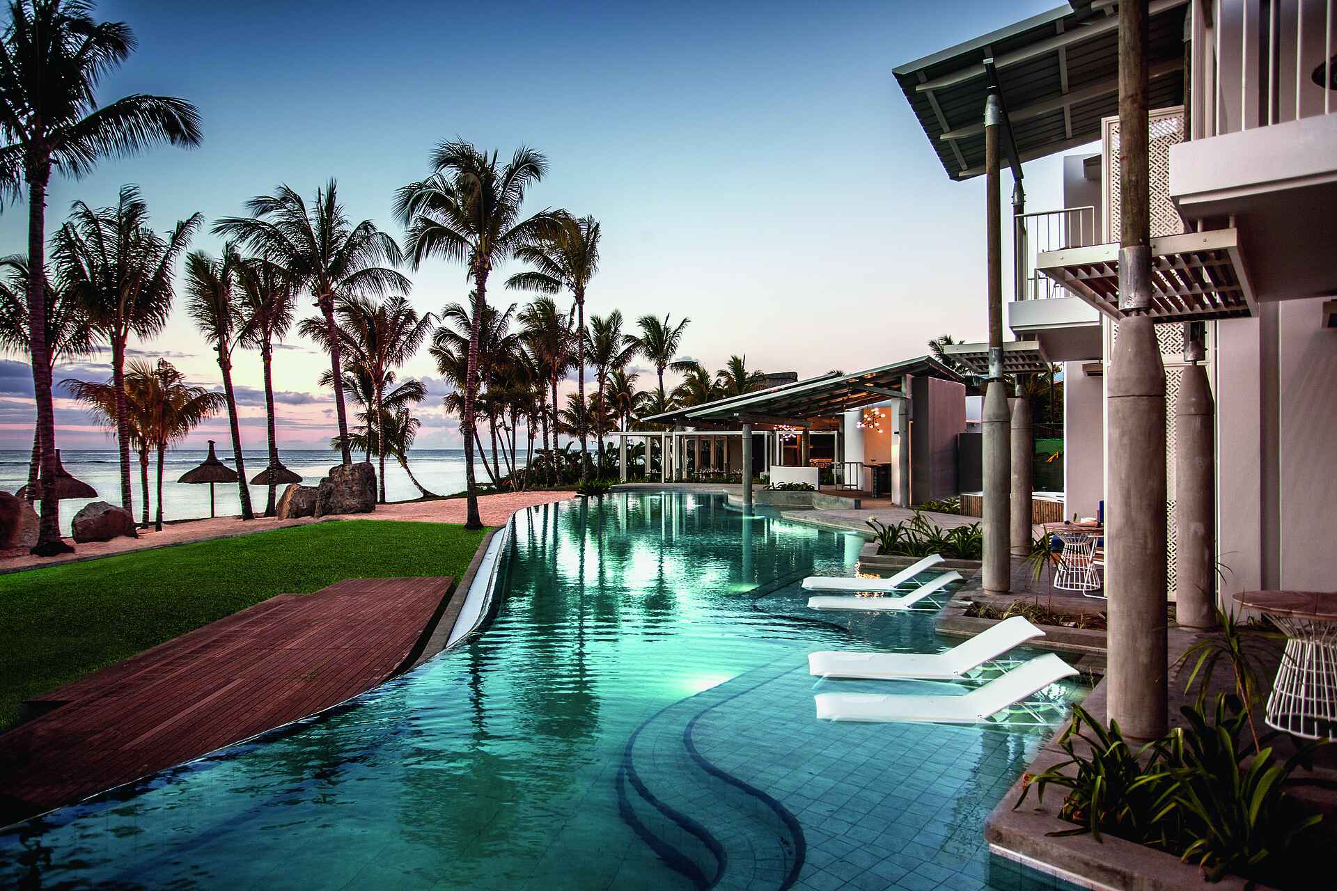 Victoria Beachcomber Resort and Spa: Privatpool