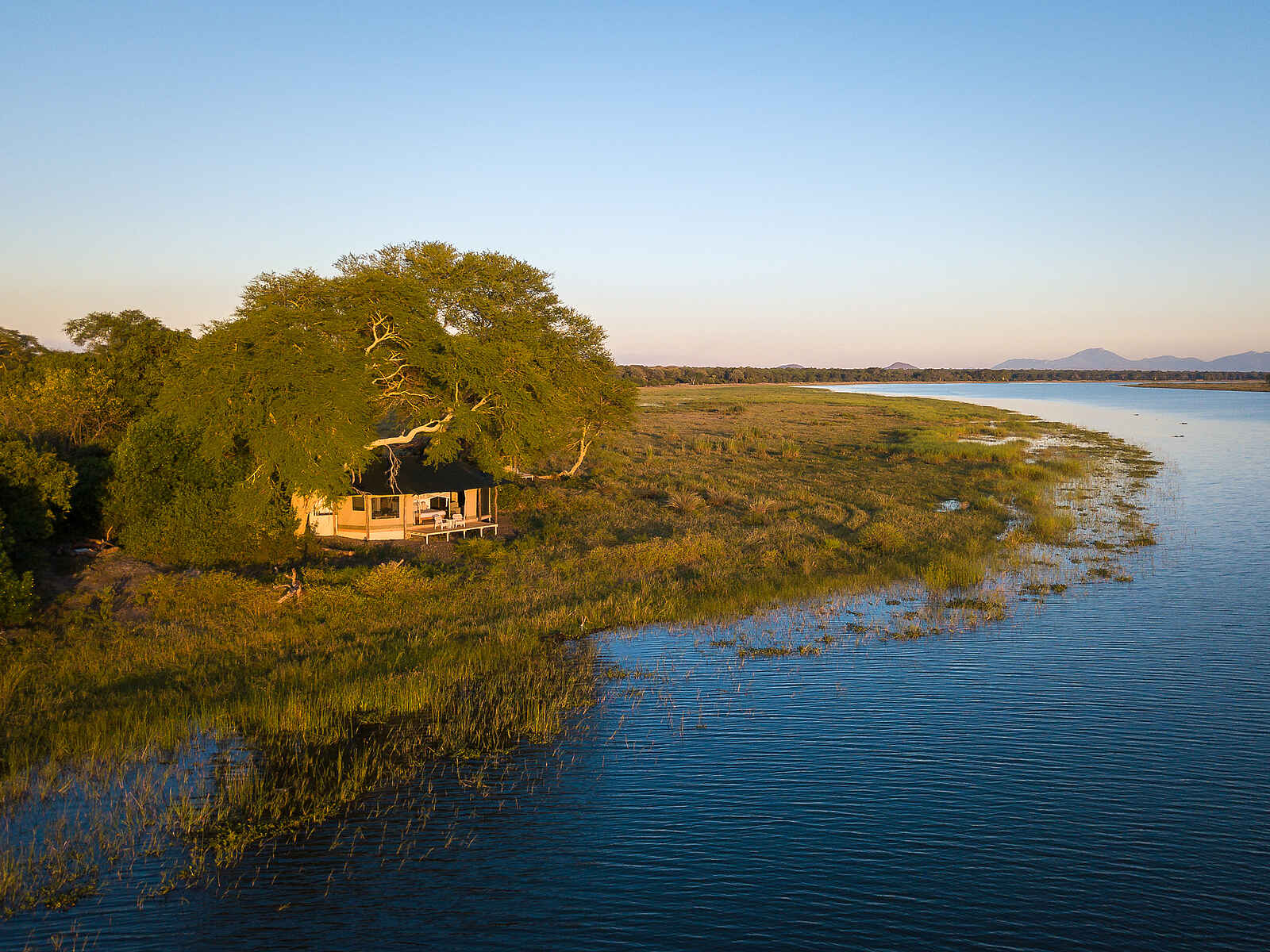 Kuthengo Camp: Luftbild Kuthengo Camp: Luftbild