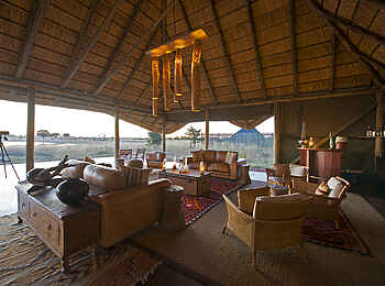 Camp Hwange: Offene Lounge
