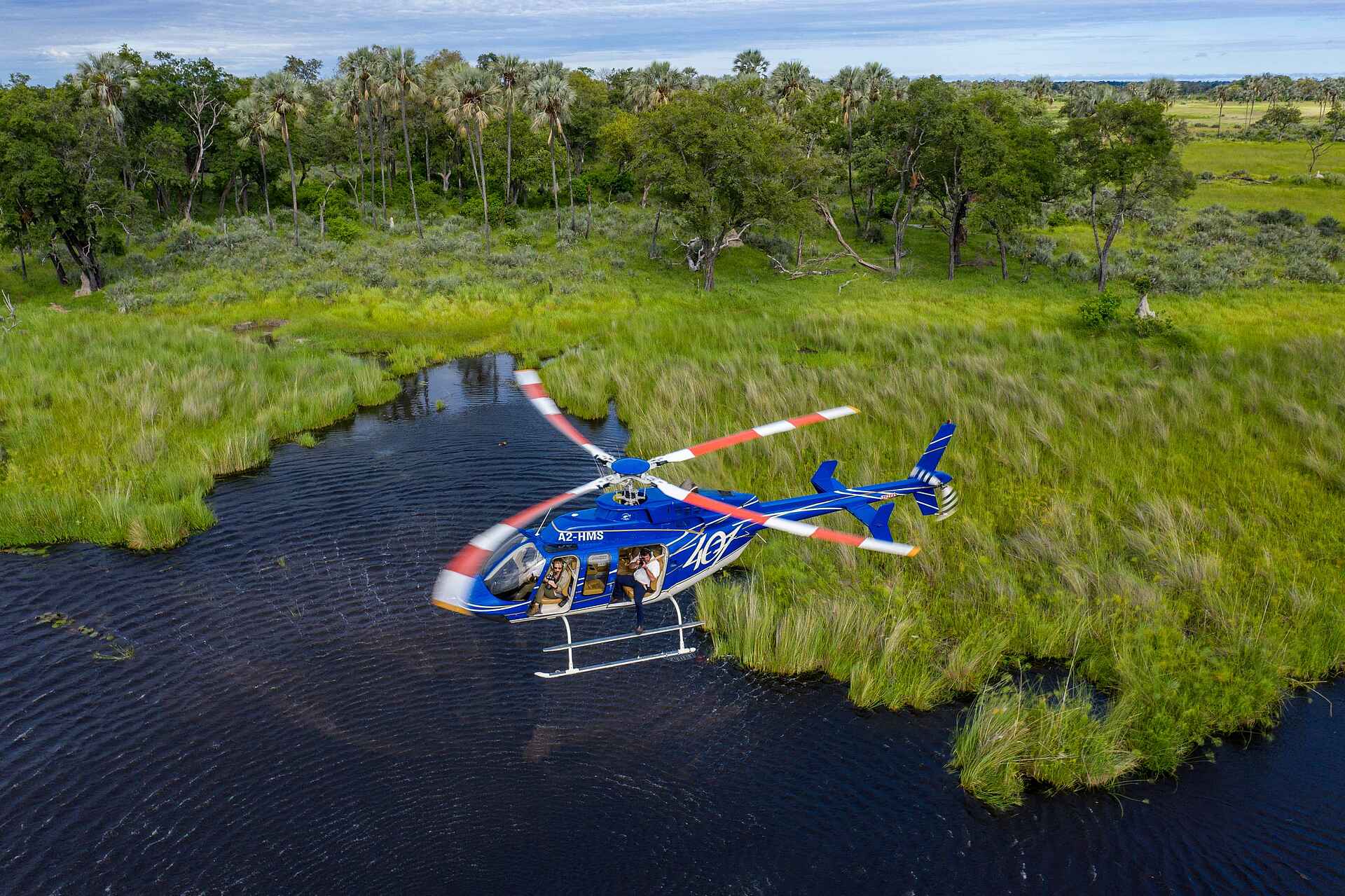 Duke´s East: Helikopterflug