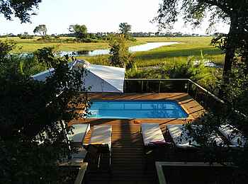 Kala Camp: Aussicht vom Pool Kala Camp: Aussicht vom Pool