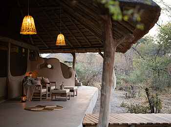 Moela Safari Lodge: Terrasse