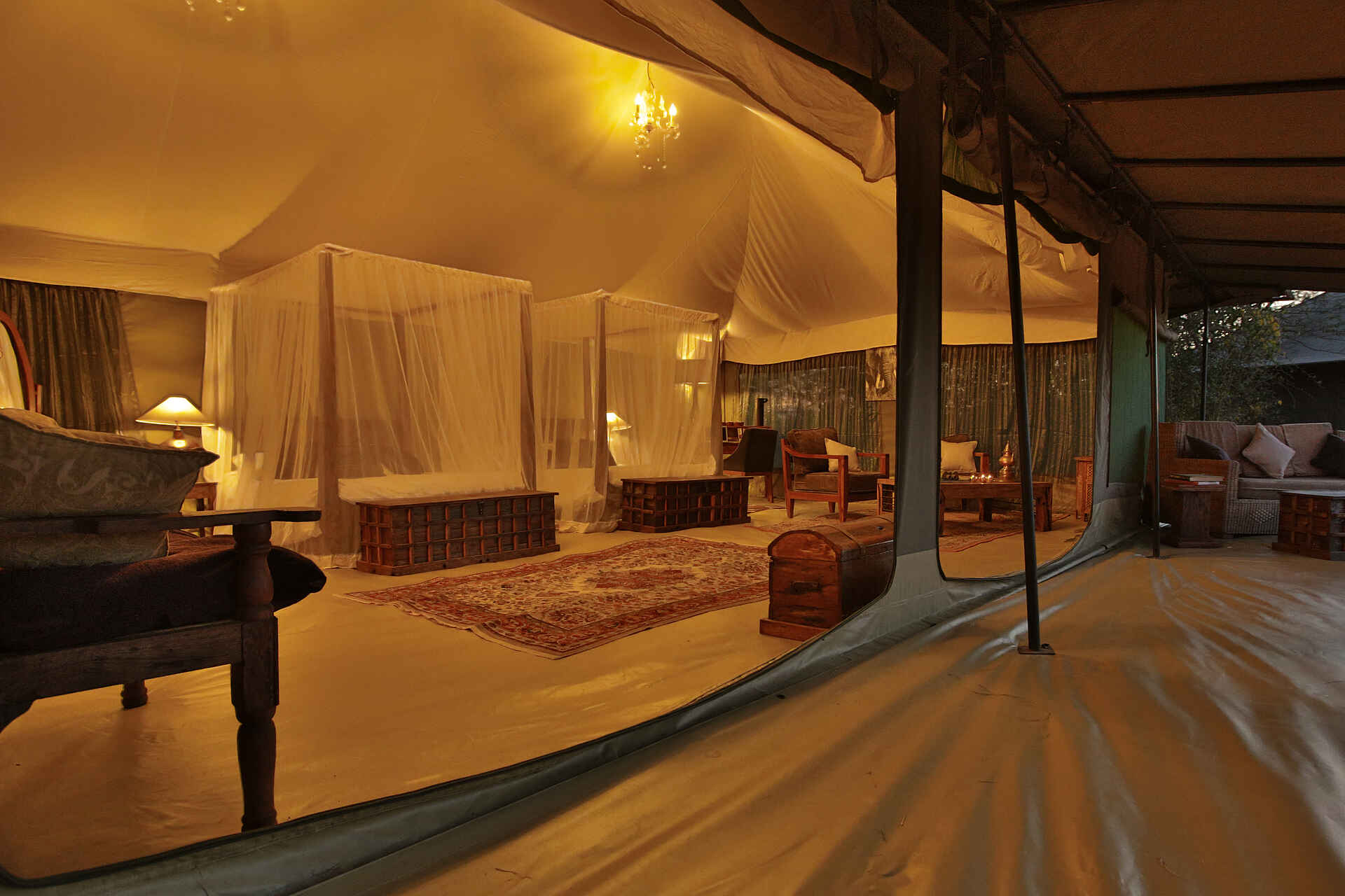 Naona Moru Camp, Nasikia Camps Tanzania, Serengeti Nationalpark, Außenbereich, Moskitonetz, Twinzimmer, Afrikarma, Afrikarma Safaris, Afrikarma Safaris - Wildnis. Hautnah., afrikarma.de