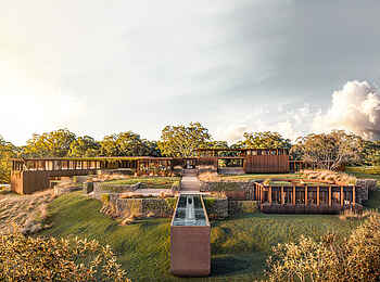 Ngorongoro Explorer Lodge: Blick auf Gemeinschaftsbereich 