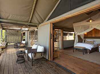 Sable Alley Camp: Familienzelt Veranda