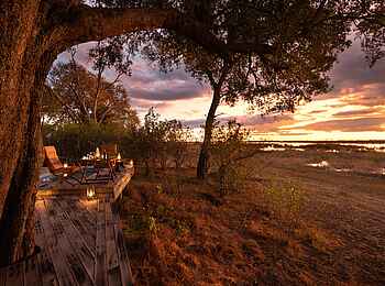 Zarafa Camp: Abendstimmung