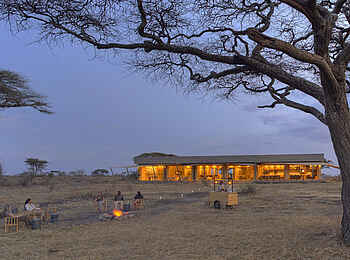 Namiri Plains Camp: Die Boma