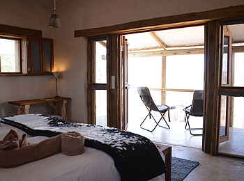 Chobe Elephant Camp: Private Veranda Chobe Elephant Camp: Private Veranda