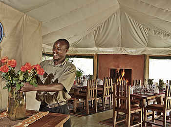 Kicheche Laikipia Camp: Speisebereich
