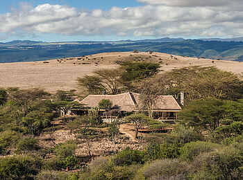 Lewa Safari Camp: Blick auf den Gemeinschaftsbereich